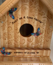 Load image into Gallery viewer, SALE Birdhouse Carved Motif