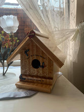 Load image into Gallery viewer, SALE Birdhouse Carved Motif